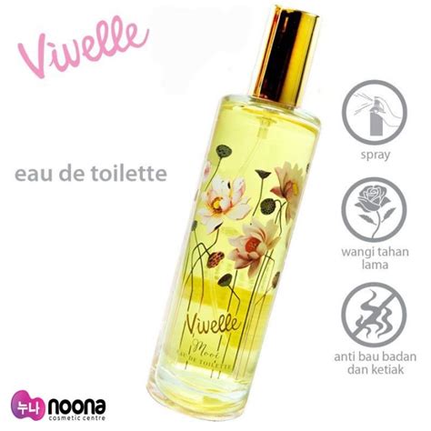 Vivelle Eau De Toilette Designer Perfume Glass Parfum Wanita .